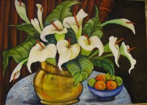 "Arum Lilies"