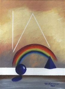 "Rainbow, Ball and Pyramids"