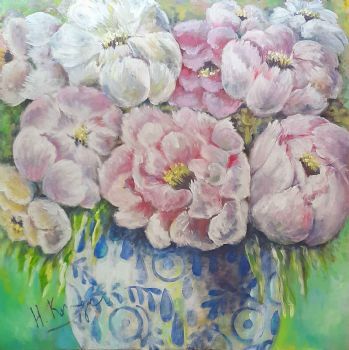 "Pink Peonies"