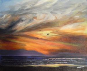 "Sunrise Over Jeffreys Bay"
