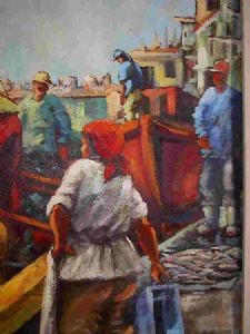 "fishermen in kalk bay"