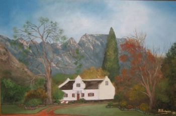 "Cape Dutch House Franschoek"