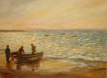 "Evening Catch"