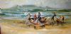 "Fishermen at Bloubergstrand"