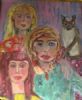 "3 Women and a Cat"