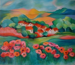 "Pink Poppies Aplenty"