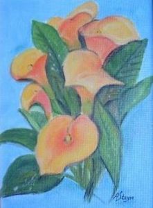 "Orange Arum Lilies 1"