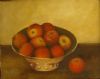 "Apples in brass bowl"