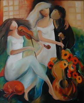 "Poppies and the Pussy Cat"