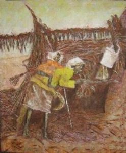 "Bushman Mother and Child"