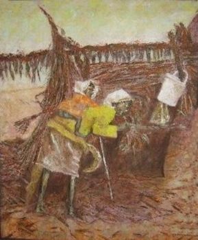 "Bushman Mother and Child"