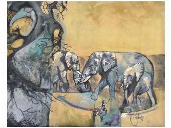 "Elephant Tranquility"