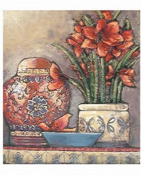 "Amaryllis with Red Ginger Jar"