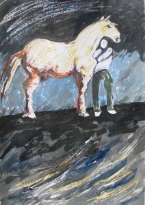 "Man with Horse"