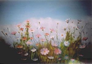 "Cosmos in the Field (Summertime)"