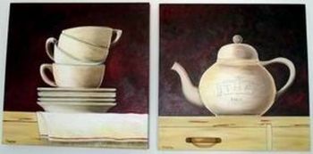 "Tea Pot & Cups"