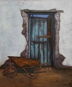 "Blue door"