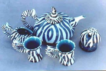 "Zebra Teaset"