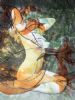 "Partially Orange Nude Pin Up"