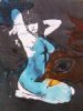 "Partially Blue Nude Pin Up"