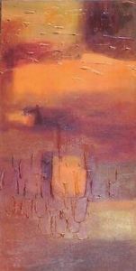 "Diptych - Orange and Red"