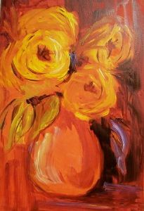 "Red flowers"