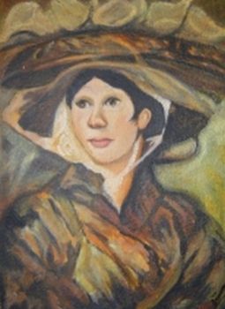 "Girl with Fruit Basket"