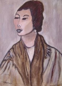 "Woman, Wearing a Robe"