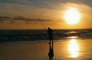 "Sunset Fisherman"