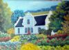 "Cape Dutch Home in Spring"