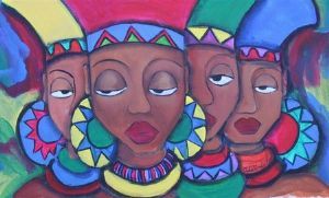 "1a Zulu Girls' Headgear"