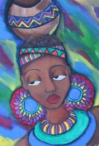 "Zulu Girl with Pot"