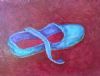 "Blue Velvet Shoe"