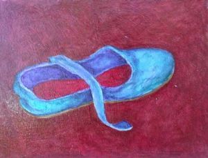 "Blue Velvet Shoe"