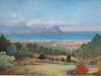"Gordons Bay from Helderberg Mountain"