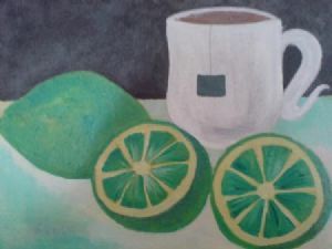 "Teacup And Lemon - Set of 2"