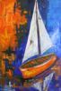 "Orange Sailboat"