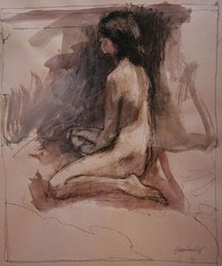 "Seated Nude - Vicky"