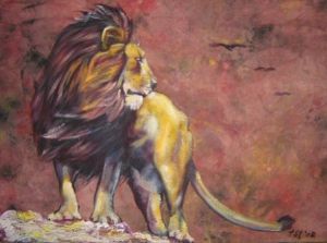 "Lion Sunset"