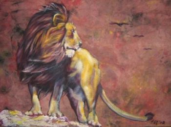 "Lion Sunset"