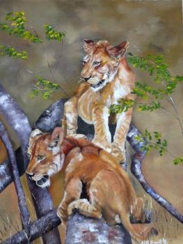 "Lion Cubs - Mischief"