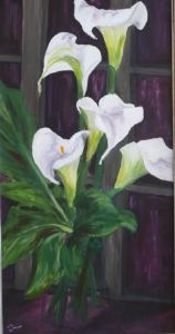 "Arums at Night"