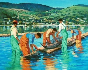 "The Oyster Harvesters, Knysna"