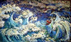 "Angry sea"
