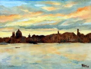 "Venice at sunset"