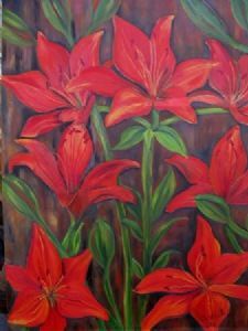 "Red Lilies"