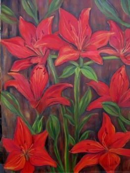 "Red Lilies"