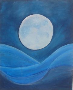 "Full Moon over the Valley"