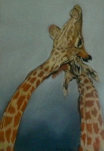 "Two Giraffes"
