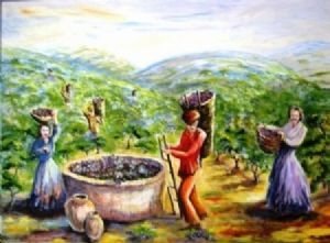 "Grape harvest"
